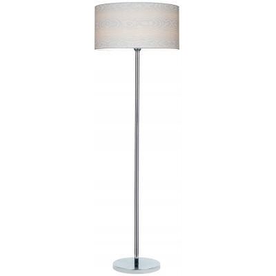 Spot Light Leila Lampa Podłogowa 1xE27 Max.60W Chrom Metal/Transparentny Kabel PVC/Abażur z Papieru i PCV z Wzorem w Drewno Spot Light Leila Lampa Podłogowa 1xE27 Max.60W Chrom Metal/Transparentny Kabel PVC/Abażur z Papieru i PCV z Wzorem w Drewno