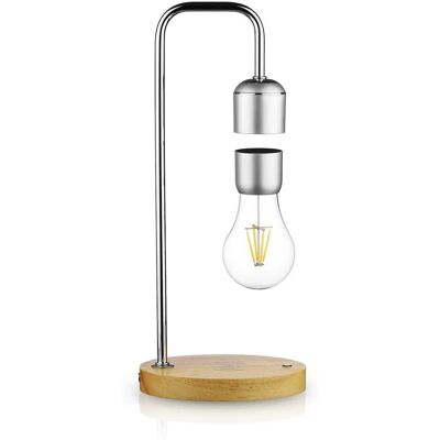 Interlook Lewitująca lampka magnetyczna Lampka LED z ładowarką indukcyjną Lampka nocna HX-S007R1-SILVER Interlook Lewitująca lampka magnetyczna Lampka LED z ładowarką indukcyjną Lampka nocna HX-S007R1-SILVER