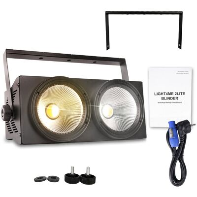 LIGHT4ME 2LITE BLINDER oświetlacz sceniczny estradowy WW/CW LIGHT4ME 2LITE BLINDER oświetlacz sceniczny estradowy WW/CW