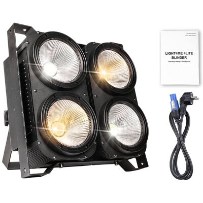 Inna producent LIGHT4ME 4LITE BLINDER oświetlacz sceniczny estradowy WW/CW Inna producent LIGHT4ME 4LITE BLINDER oświetlacz sceniczny estradowy WW/CW