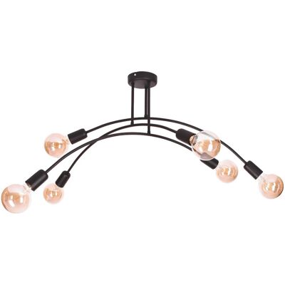 Inny producent ŁUK 6 Lampa sufitowa, Żyrandol - Loftowy, czarny, 6xE27, SZPAK, 2897/Z-B-6 Inny producent ŁUK 6 Lampa sufitowa, Żyrandol - Loftowy, czarny, 6xE27, SZPAK, 2897/Z-B-6