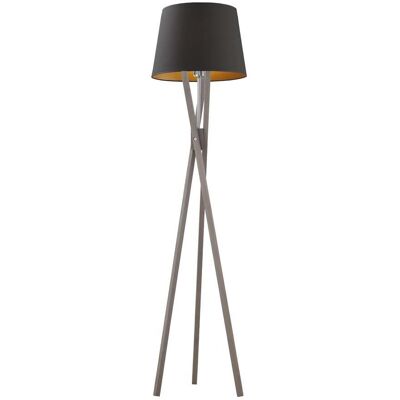 LYSNE, lampa podłogowa ANDORA GOLD, czarny ze złotym wnętrzem LYSNE, lampa podłogowa ANDORA GOLD, czarny ze złotym wnętrzem
