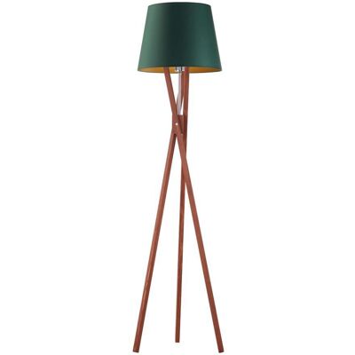 LYSNE, lampa podłogowa ANDORA GOLD, zieleń butelkowa ze złotym wnętrzem LYSNE, lampa podłogowa ANDORA GOLD, zieleń butelkowa ze złotym wnętrzem