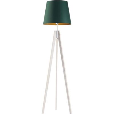 LYSNE, lampa podłogowa ARUBA GOLD, zieleń butelkowa ze złotym wnętrzem LYSNE, lampa podłogowa ARUBA GOLD, zieleń butelkowa ze złotym wnętrzem