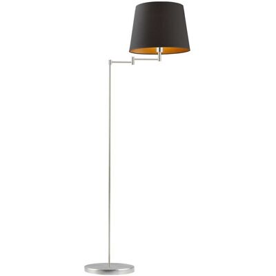 LYSNE, lampa podłogowa ASTI GOLD, czarny ze złotym wnętrzem LYSNE, lampa podłogowa ASTI GOLD, czarny ze złotym wnętrzem