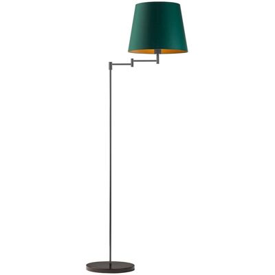 LYSNE, lampa podłogowa ASTI GOLD, zieleń butelkowa ze złotym wnętrzem LYSNE, lampa podłogowa ASTI GOLD, zieleń butelkowa ze złotym wnętrzem