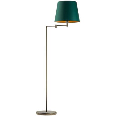 LYSNE, lampa podłogowa ASTI GOLD, zieleń butelkowa ze złotym wnętrzem LYSNE, lampa podłogowa ASTI GOLD, zieleń butelkowa ze złotym wnętrzem