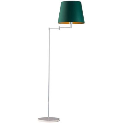 LYSNE, lampa podłogowa ASTI GOLD, zieleń butelkowa ze złotym wnętrzem LYSNE, lampa podłogowa ASTI GOLD, zieleń butelkowa ze złotym wnętrzem