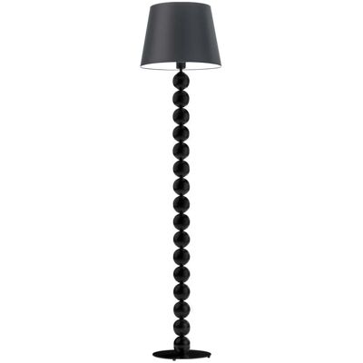 LYSNE, lampa podłogowa BANGKOK, czarny LYSNE, lampa podłogowa BANGKOK, czarny