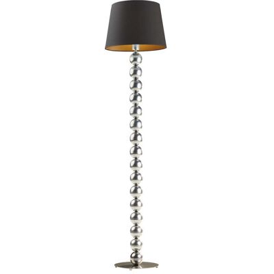 LYSNE, lampa podłogowa BANGKOK GOLD, czarny ze złotym wnętrzem LYSNE, lampa podłogowa BANGKOK GOLD, czarny ze złotym wnętrzem