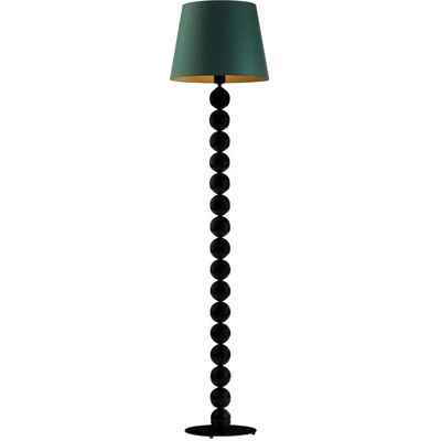 LYSNE, lampa podłogowa BANGKOK GOLD, zieleń butelkowa ze złotym wnętrzem LYSNE, lampa podłogowa BANGKOK GOLD, zieleń butelkowa ze złotym wnętrzem