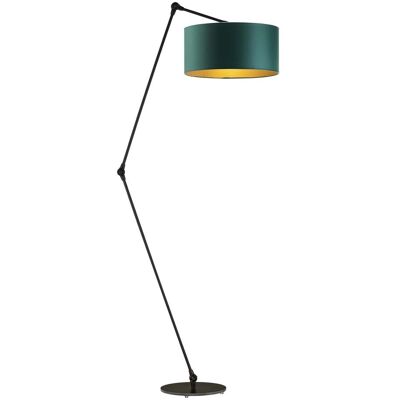 LYSNE, lampa podłogowa BARI GOLD, zieleń butelkowa ze złotym wnętrzem LYSNE, lampa podłogowa BARI GOLD, zieleń butelkowa ze złotym wnętrzem