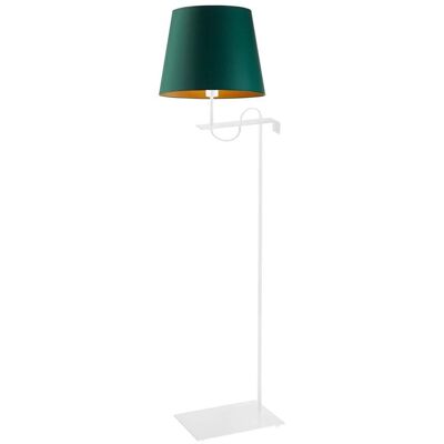 LYSNE, lampa podłogowa BATA GOLD, zieleń butelkowa ze złotym wnętrzem LYSNE, lampa podłogowa BATA GOLD, zieleń butelkowa ze złotym wnętrzem