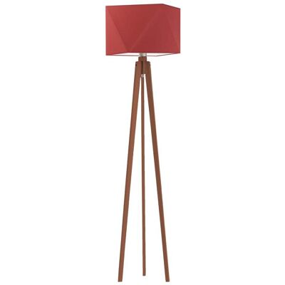LYSNE, lampa podłogowa BOMBAJ, czerwony LYSNE, lampa podłogowa BOMBAJ, czerwony