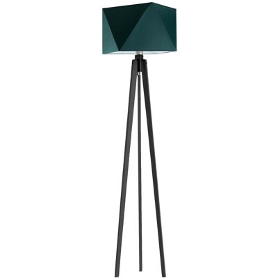 LYSNE, lampa podłogowa BOMBAJ, zieleń butelkowa LYSNE, lampa podłogowa BOMBAJ, zieleń butelkowa
