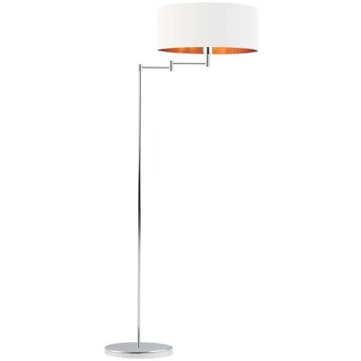 LYSNE, lampa podłogowa CANCUN GOLD biały ze złotym wnętrzem LYSNE, lampa podłogowa CANCUN GOLD biały ze złotym wnętrzem