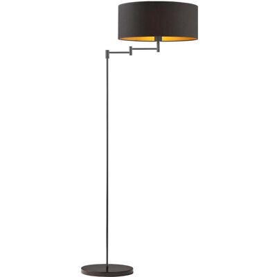 LYSNE, lampa podłogowa CANCUN GOLD czarny ze złotym wnętrzem LYSNE, lampa podłogowa CANCUN GOLD czarny ze złotym wnętrzem