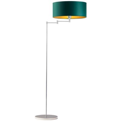 LYSNE, lampa podłogowa CANCUN GOLD zieleń butelkowa ze złotym wnętrzem LYSNE, lampa podłogowa CANCUN GOLD zieleń butelkowa ze złotym wnętrzem