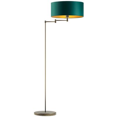 LYSNE, lampa podłogowa CANCUN GOLD zieleń butelkowa ze złotym wnętrzem LYSNE, lampa podłogowa CANCUN GOLD zieleń butelkowa ze złotym wnętrzem