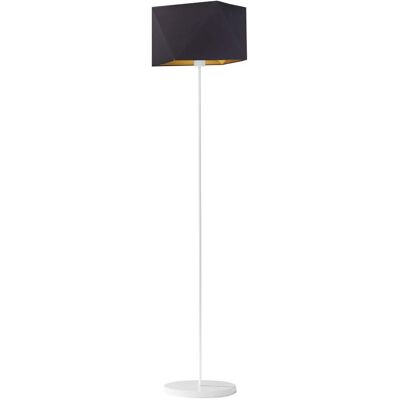 LYSNE, lampa podłogowa FIDŻI GOLD, czarny ze złotym wnętrzem LYSNE, lampa podłogowa FIDŻI GOLD, czarny ze złotym wnętrzem