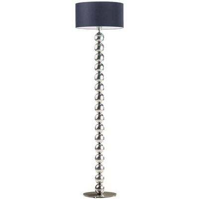 LYSNE, lampa podłogowa GIZA, granatowy LYSNE, lampa podłogowa GIZA, granatowy