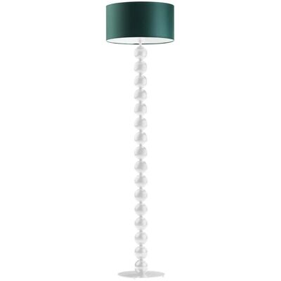 LYSNE, lampa podłogowa GIZA, zieleń butelkowa LYSNE, lampa podłogowa GIZA, zieleń butelkowa