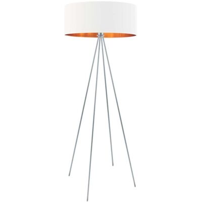 LYSNE, lampa podłogowa IBIZA GOLD, biały ze złotym wnętrzem LYSNE, lampa podłogowa IBIZA GOLD, biały ze złotym wnętrzem