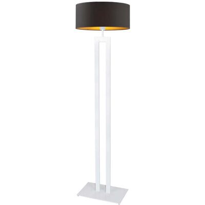 LYSNE, lampa podłogowa KALIFORNIA GOLD, czarny ze złotym wnętrzem LYSNE, lampa podłogowa KALIFORNIA GOLD, czarny ze złotym wnętrzem
