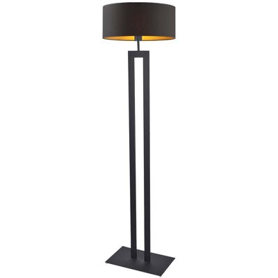 LYSNE, lampa podłogowa KALIFORNIA GOLD, czarny ze złotym wnętrzem LYSNE, lampa podłogowa KALIFORNIA GOLD, czarny ze złotym wnętrzem