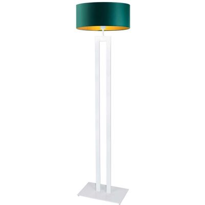 LYSNE, lampa podłogowa KALIFORNIA GOLD, zieleń butelkowa ze złotym wnętrzem LYSNE, lampa podłogowa KALIFORNIA GOLD, zieleń butelkowa ze złotym wnętrzem