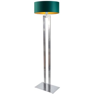 LYSNE, lampa podłogowa KALIFORNIA GOLD, zieleń butelkowa ze złotym wnętrzem LYSNE, lampa podłogowa KALIFORNIA GOLD, zieleń butelkowa ze złotym wnętrzem