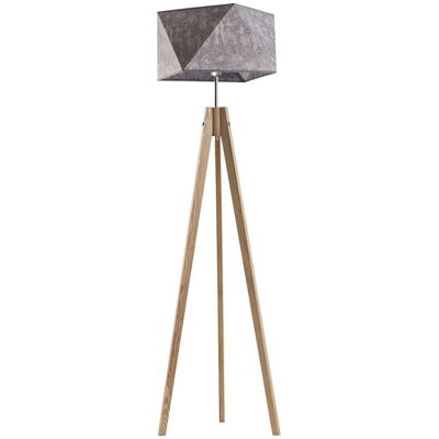 LYSNE, lampa podłogowa LAGOS, szary melanż (tzw. beton) LYSNE, lampa podłogowa LAGOS, szary melanż (tzw. beton)