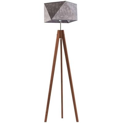 LYSNE, lampa podłogowa LAGOS, szary melanż (tzw. beton) LYSNE, lampa podłogowa LAGOS, szary melanż (tzw. beton)