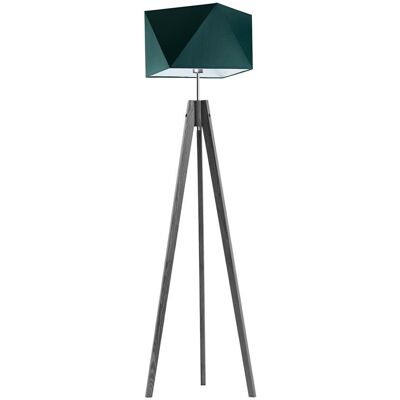 LYSNE, lampa podłogowa LAGOS, zieleń butelkowa LYSNE, lampa podłogowa LAGOS, zieleń butelkowa