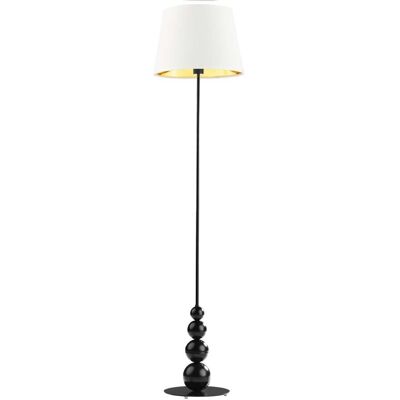 LYSNE, lampa podłogowa LIZBONA GOLD, biały ze złotym wnętrzem LYSNE, lampa podłogowa LIZBONA GOLD, biały ze złotym wnętrzem