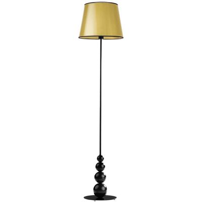 LYSNE, lampa podłogowa Lizbona Mirror, złoto-czarna LYSNE, lampa podłogowa Lizbona Mirror, złoto-czarna