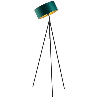 LYSNE, lampa podłogowa MALMO GOLD, zieleń butelkowa ze złotym wnętrzem LYSNE, lampa podłogowa MALMO GOLD, zieleń butelkowa ze złotym wnętrzem