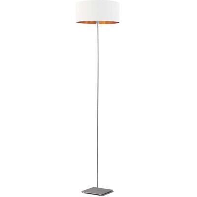 LYSNE, lampa podłogowa MEKYSK GOLD, biały ze złotym wnętrzem LYSNE, lampa podłogowa MEKYSK GOLD, biały ze złotym wnętrzem