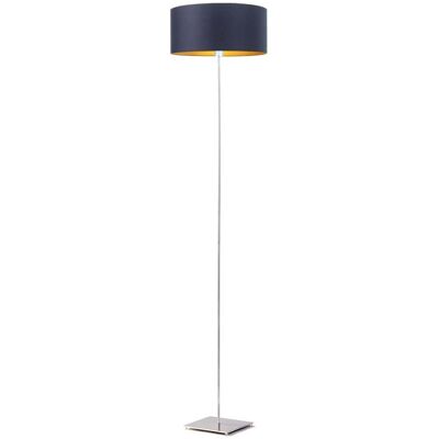 LYSNE, lampa podłogowa MEKYSK GOLD, granatowy ze złotym wnętrzem LYSNE, lampa podłogowa MEKYSK GOLD, granatowy ze złotym wnętrzem