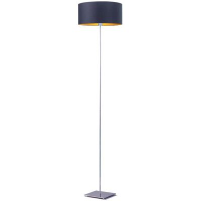 LYSNE, lampa podłogowa MEKYSK GOLD, granatowy ze złotym wnętrzem LYSNE, lampa podłogowa MEKYSK GOLD, granatowy ze złotym wnętrzem