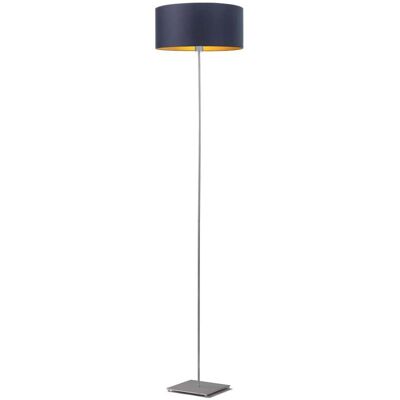LYSNE, lampa podłogowa MEKYSK GOLD, granatowy ze złotym wnętrzem LYSNE, lampa podłogowa MEKYSK GOLD, granatowy ze złotym wnętrzem