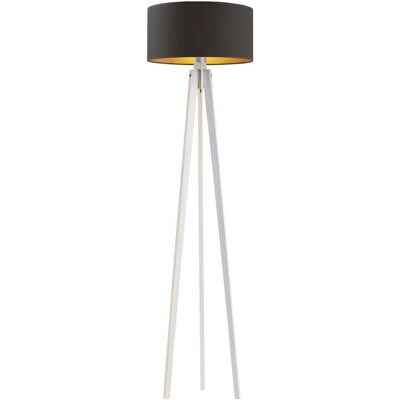 LYSNE, lampa podłogowa MIAMI GOLD, czarny ze złotym wnętrzem LYSNE, lampa podłogowa MIAMI GOLD, czarny ze złotym wnętrzem