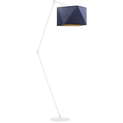 LYSNE, lampa podłogowa OSAKA GOLD, granatowy ze złotym wnętrzem LYSNE, lampa podłogowa OSAKA GOLD, granatowy ze złotym wnętrzem
