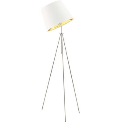 LYSNE, lampa podłogowa OSLO GOLD, biały ze złotym wnętrzem LYSNE, lampa podłogowa OSLO GOLD, biały ze złotym wnętrzem