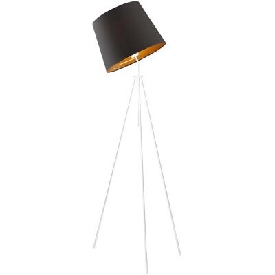 LYSNE, lampa podłogowa OSLO GOLD, czarny ze złotym wnętrzem LYSNE, lampa podłogowa OSLO GOLD, czarny ze złotym wnętrzem