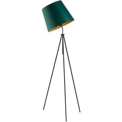 LYSNE, lampa podłogowa OSLO GOLD, zieleń butelkowa ze złotym wnętrzem LYSNE, lampa podłogowa OSLO GOLD, zieleń butelkowa ze złotym wnętrzem