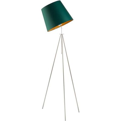 LYSNE, lampa podłogowa OSLO GOLD, zieleń butelkowa ze złotym wnętrzem LYSNE, lampa podłogowa OSLO GOLD, zieleń butelkowa ze złotym wnętrzem