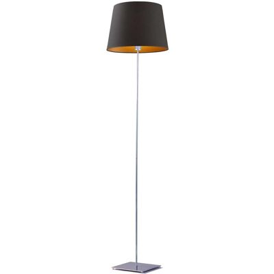 LYSNE, lampa podłogowa PALERMO, czarny ze złotym wnętrzem LYSNE, lampa podłogowa PALERMO, czarny ze złotym wnętrzem