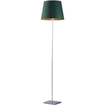 LYSNE, lampa podłogowa PALERMO, zieleń butelkowa ze złotym wnętrzem LYSNE, lampa podłogowa PALERMO, zieleń butelkowa ze złotym wnętrzem