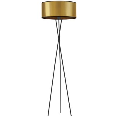 LYSNE, lampa podłogowa Paryż Mirror, złoto-czarna LYSNE, lampa podłogowa Paryż Mirror, złoto-czarna